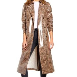 Something Navy Water Resistant Trench Coat